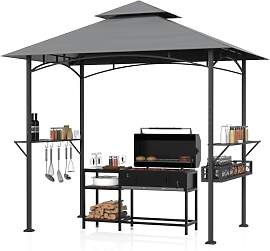 Huracan Grillpavillon mit Doppeldach,