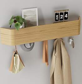 Huracan Wandgarderobe Holz Modern 57cm,
