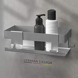 husman® Duschablage ohne Bohren | Edelstahl