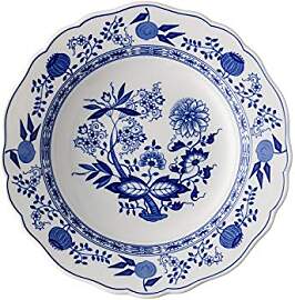 Hutschenreuther Blau Zwiebelmuster Suppenteller m. 