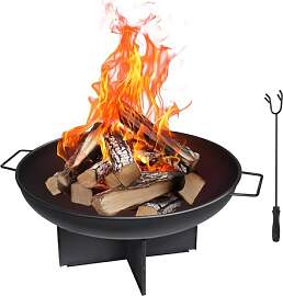 HYCHIKA Feuerschale 60cm Durchmesser,Feuerstelle