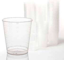 Hygiene100 80x Medikamentenbecher, 30 ml,