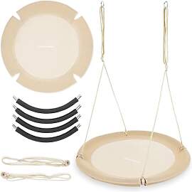 HyperMotion Nestschaukel 100 cm Beige – Outdoor