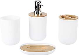 Hyuduo 4-teiliges Badezimmer Aufbewahrungsset mit