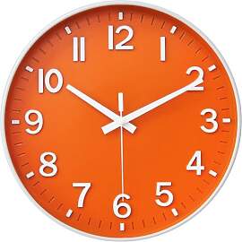 HZDHCLH 20cm Lautlos Wanduhr ohne Ticken
