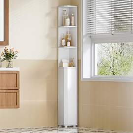 Hzuaneri Badezimmerschrank, Eckschrank Badschrank, 