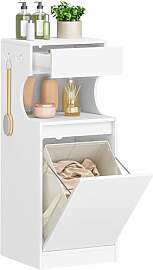 Hzuaneri Badezimmerschrank mit Wäschekorb,