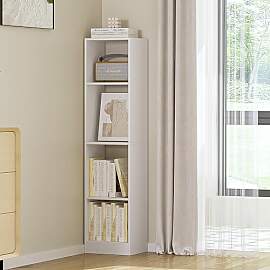 Hzuaneri Bücherregal, 4-Tier Bücherschrank,