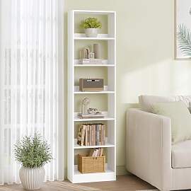 Hzuaneri Bücherregal, 6-Tier Bücherschrank,