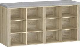 Hzuaneri Schuhbank mit Sitzfläche, Schuhschrank