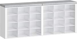 Hzuaneri Schuhbank, Schuhregal mit Sitzfläche,