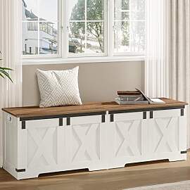 Hzuaneri Schuhbank, Sitzbank mit Stauraum,