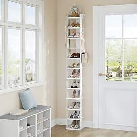 Hzuaneri Schuhregal, Schuhablage mit 12 Ebenen,