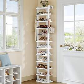 Hzuaneri Schuhregal, Schuhablage mit 12 Ebenen,