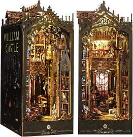 Hzuisst Book Nook, DIY Puppenhaus Book Nook Kits