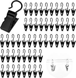 IANFAN 50 Stück Vorhang Clips, Vorhang Haken Clip 