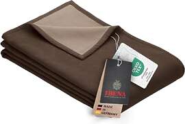 Ibena Stockholm Bio Wolldecke 140x200 cm - 100%