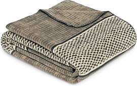 Ibena Ubud Decke 150x200 cm - Baumwollmix weich,