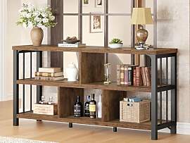 IBF Bücherregal 140 cm Wohnzimmerregal Standregal 