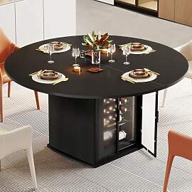 IBF Runder Esstisch für 4 bis 6 Personen