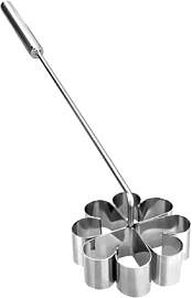 IBILI 774300 Backform Blumenrosette gewinkelt 9x3