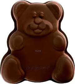 IBILI 871600 Backform Teddybär, Silikon, braun,