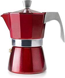 IBILI - Express-Kaffeekocher Evva Red, 2 Tassen,