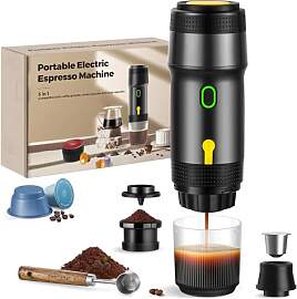 ICARE 3-in-1 Tragbare Espressomaschine, Akku