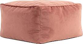 Icon Amara Hocker, Rosa, Flauschiger Samt Stoff,