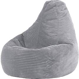 Icon Dalton Sitzsack Kinder, Grau, Flauschiger
