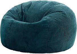 Icon Kingston Sitzsack Cord, Blaugrün, Sitzsack