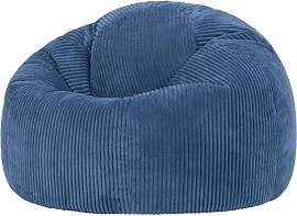 Icon Kingston Sitzsack Cord, Denimblau, Sitzsack