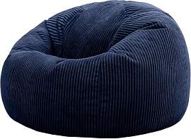 Icon Kingston Sitzsack Cord, Dunkelblau, Sitzsack