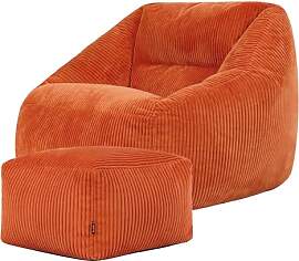 Icon Natalia Sitzsack Sessel mit Hocker für