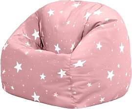 Icon Sterne Sitzsack Kinder, Rosa, Gewebter-Stoff, 
