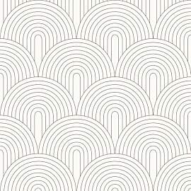 ICYEHAO Selbstklebende Tapete Beige Geometrisch,