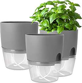 iDattel Kräutertopf Küche Set,Blumentopf