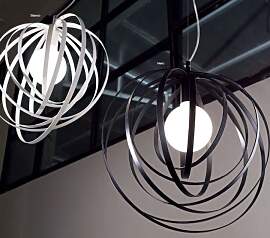 Ideal Lux Disco Kugel Pendellampe Schwarz