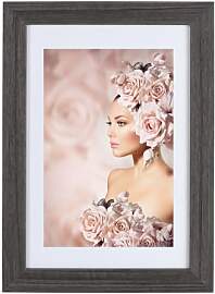 IDEAL TREND Bilderrahmen Holz Rahmen Plexi Acryl