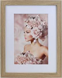 IDEAL TREND Bilderrahmen Holz Rahmen Plexi Acryl