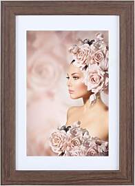 IDEAL TREND Bilderrahmen Holz Rahmen Plexi Acryl