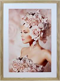 IDEAL TREND Bilderrahmen Holz Rahmen Plexi Acryl