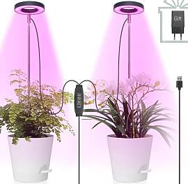 Idealife Pflanzenlampe LED, Pflanzenlicht, 2 * 42