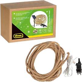 Idena 30520 - LED Lichterkette Seil mit 100 LED in 