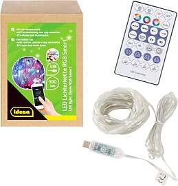 Idena 30521 - LED Micro Lichterkette mit 100 RGB