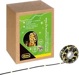 Idena 30542 - LED Micro Lichterkette mit 200 LEDs