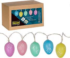 Idena 31273 - LED Lichterkette für Ostern, mit 10 