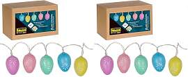 Idena 31273 - LED Lichterkette für Ostern, mit 10 