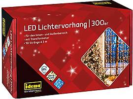 Idena 31856 - LED Lichtervorhang mit 300 LED in