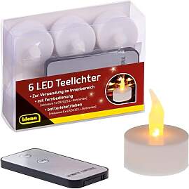 Idena 38204 - LED Teelichter, 6 Stück,